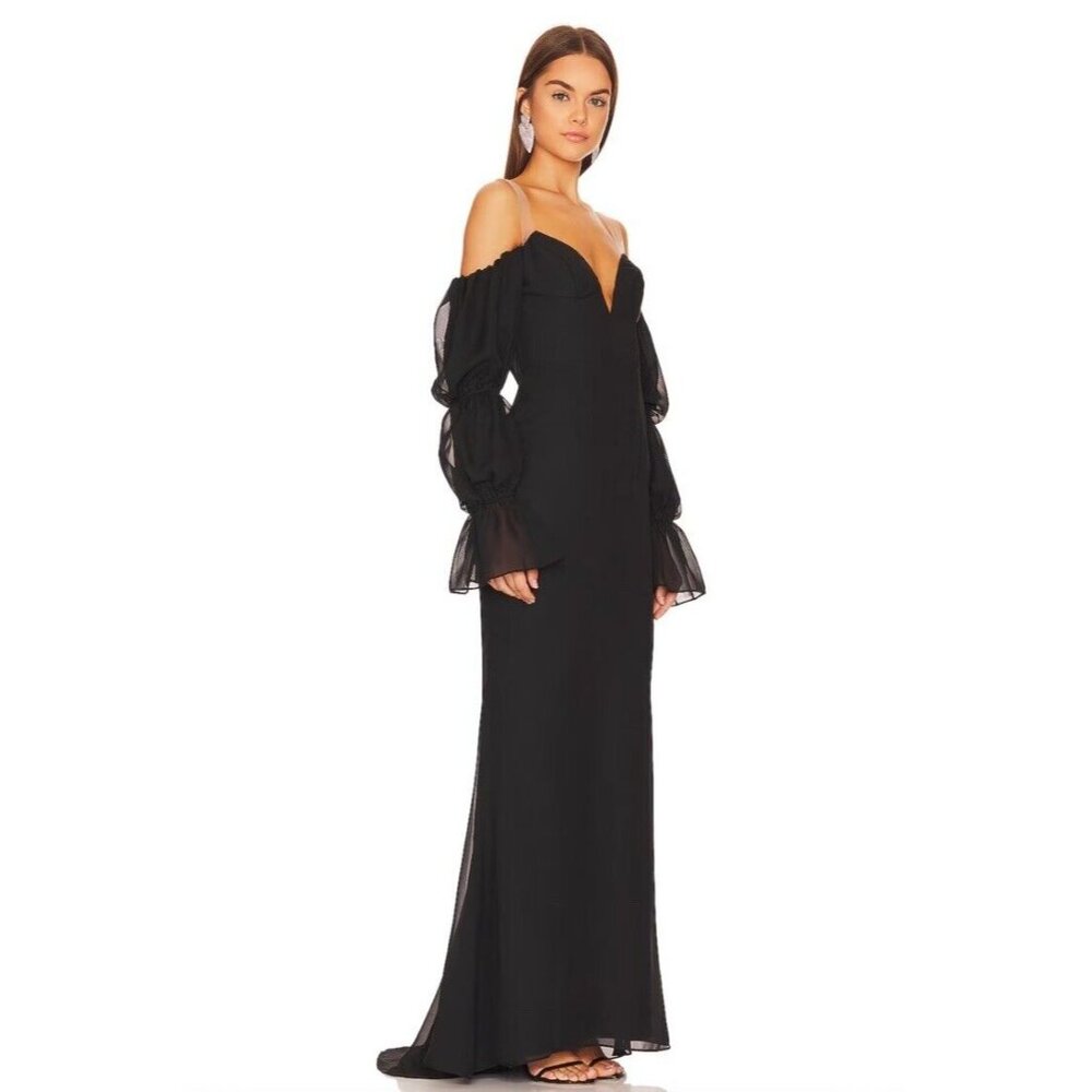 Katie May Estella Gown Black Party Elegant - Picture 2 of 9